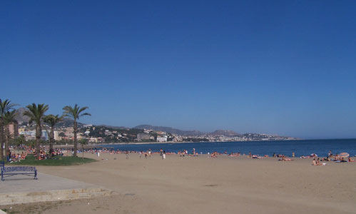 Strand von Málaga