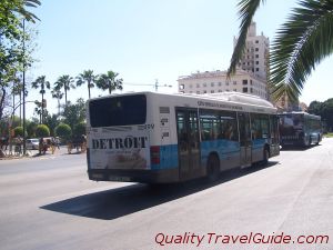 Wygląd autobusu - Malaga