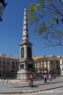 Obelisco Plaza de la Merced - Malaga