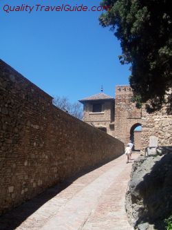 Ruinen der Alcazaba-Málaga