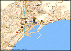 Carte de Malaga Andalousie Espagne